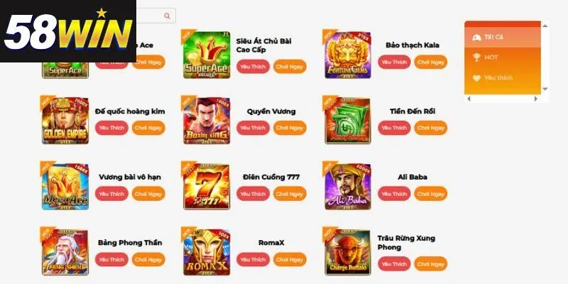 Nổ hũ 58win sở hữu rất nhiều ưu điểm nổi bật